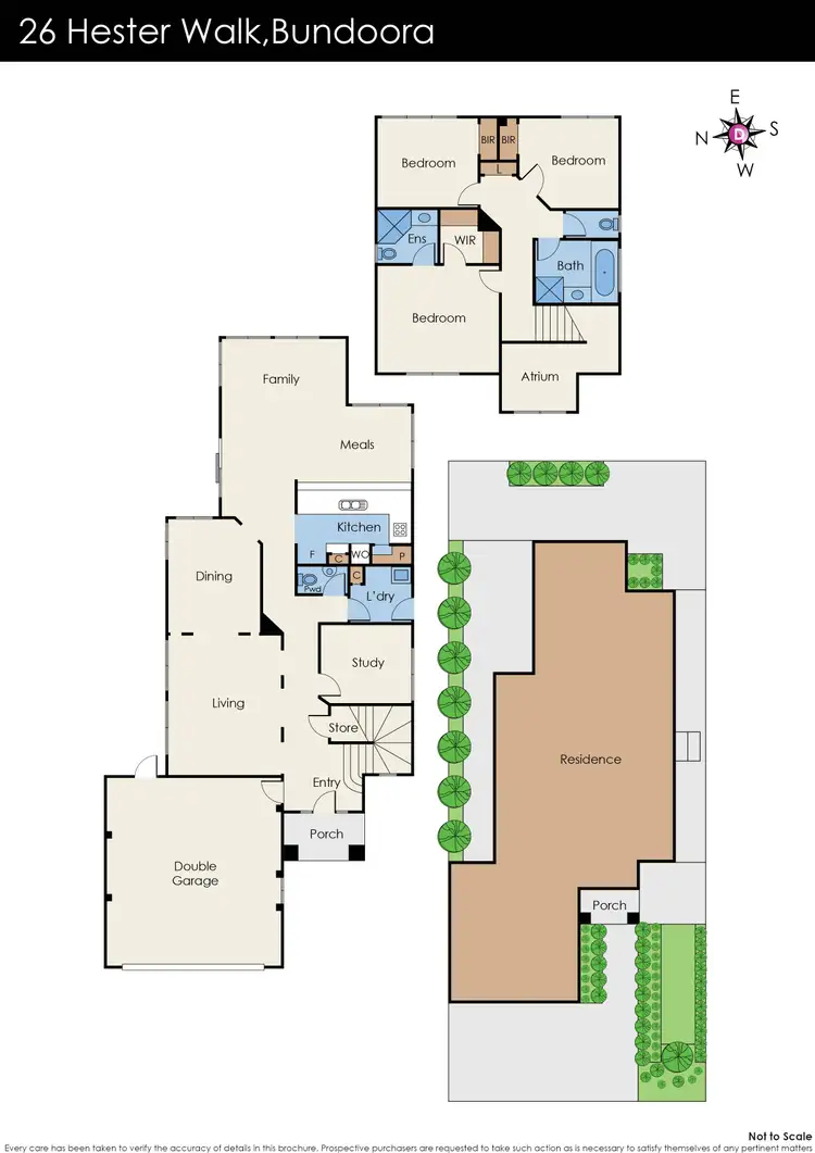Floorplan of Homely house listing, 26 Hester Walk, Macleod VIC 3085