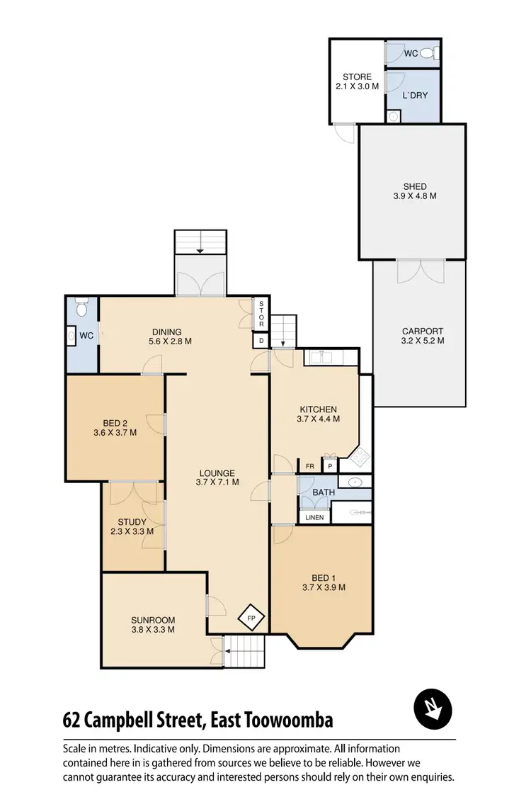 Floorplan of Homely house listing, 62 Campbell Street, East Toowoomba QLD 4350