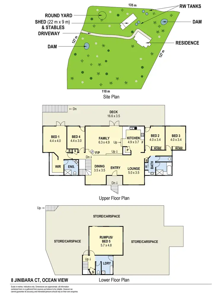 Floorplan of Homely house listing, 8 Jinibara Court, Ocean View QLD 4521