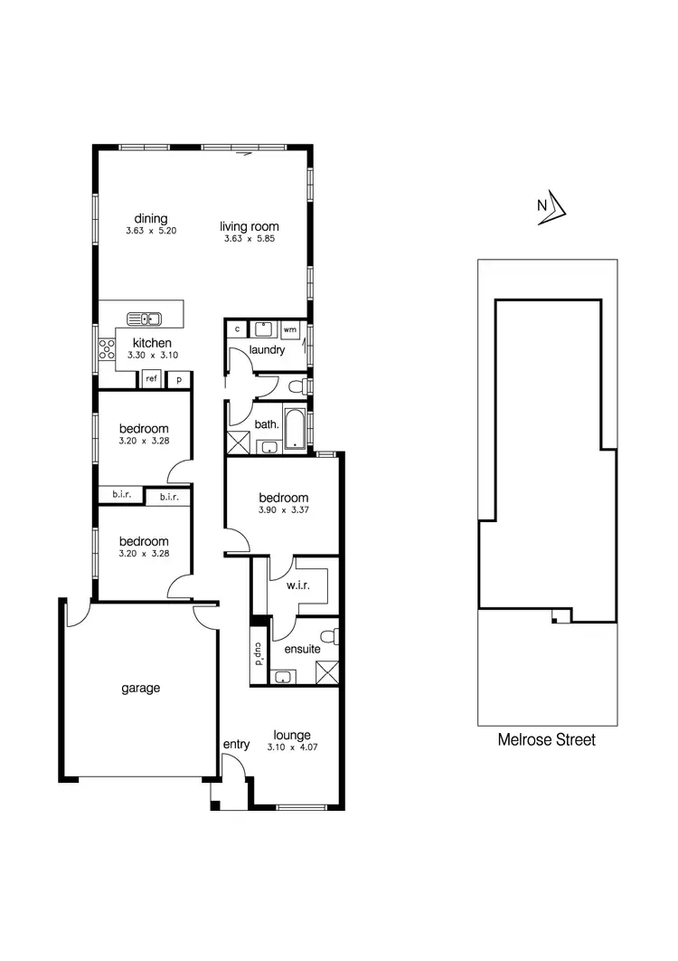Floorplan of Homely house listing, 7 Melrose Street, Newport VIC 3015