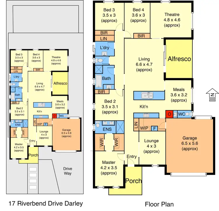 Floorplan of Homely house listing, 17 Riverbend Drive, Darley VIC 3340