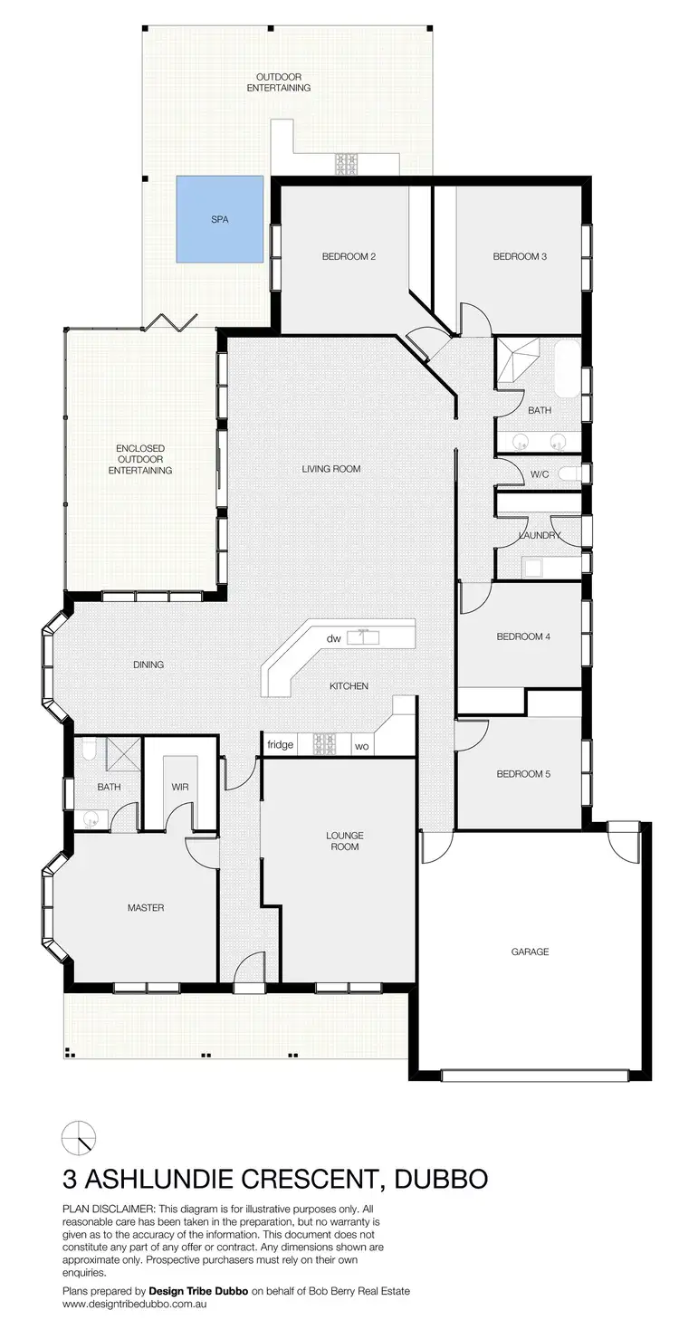 Floorplan of Homely house listing, 3 Ashlundie Crescent, Dubbo NSW 2830
