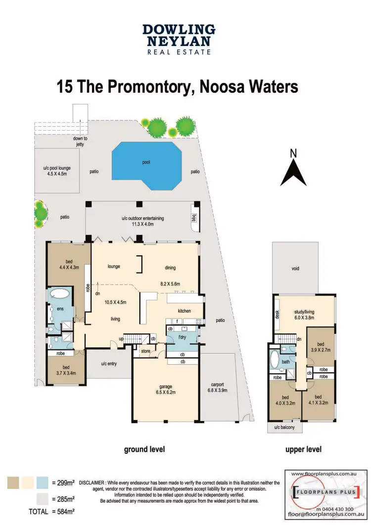 Floorplan of Homely house listing, 15 The Promontory, Noosa Waters QLD 4566