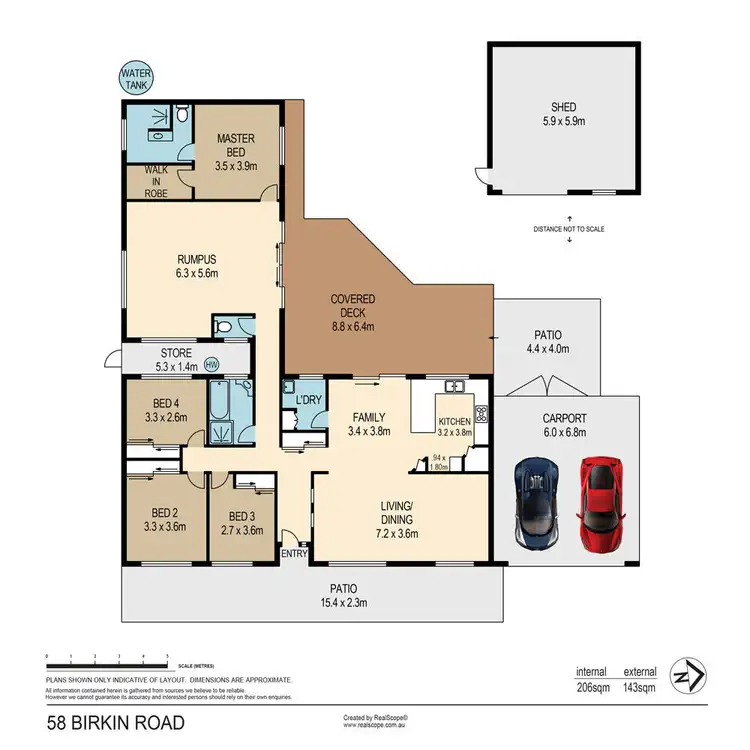Floorplan of Homely house listing, 58 Birkin Road, Bellbowrie QLD 4070
