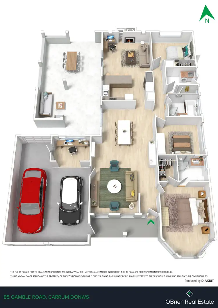 Floorplan of Homely house listing, 85 Gamble Road, Carrum Downs VIC 3201