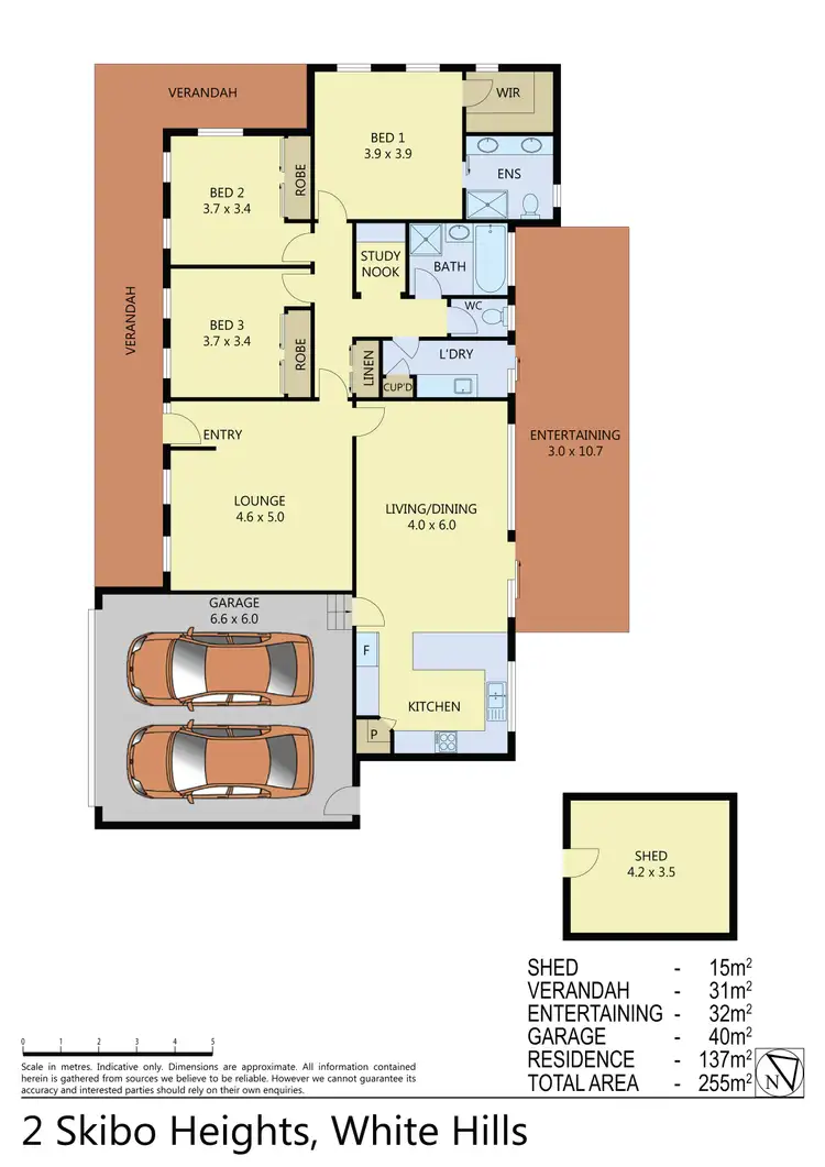 Floorplan of Homely house listing, 2 Skibo Heights, White Hills VIC 3550