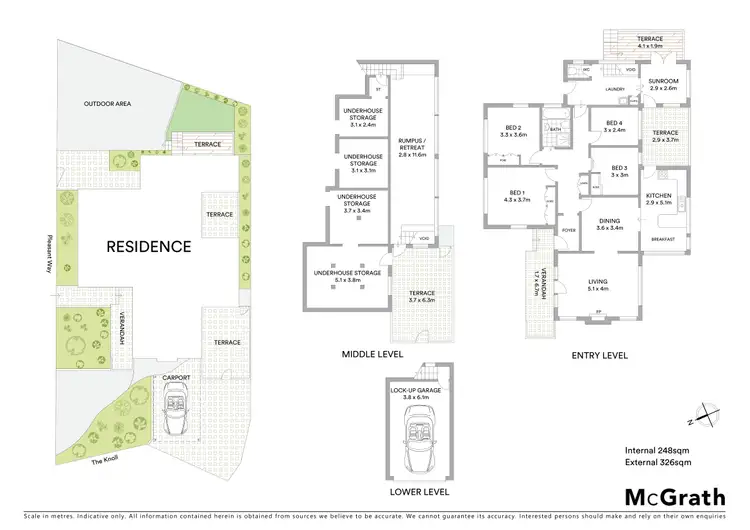 Floorplan of Homely house listing, 8A Pleasant Way, Blakehurst NSW 2221
