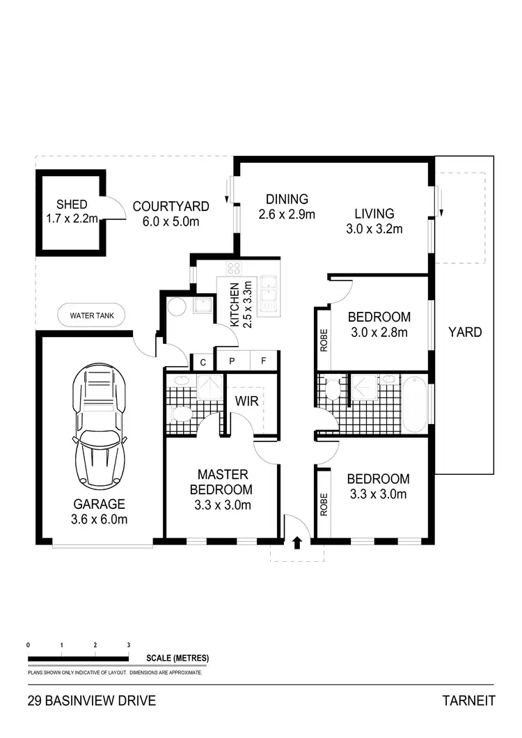 Floorplan of Homely house listing, 29 Basinview Drive, Tarneit VIC 3029