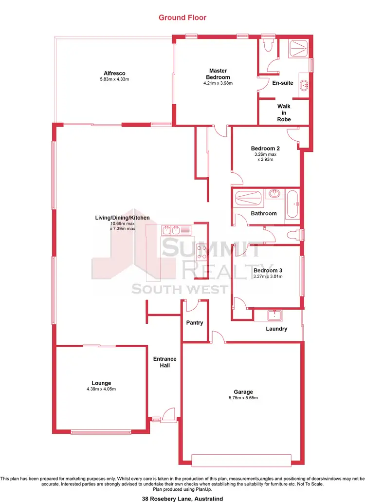 Floorplan of Homely house listing, 38 Rosebery Lane, Australind WA 6233