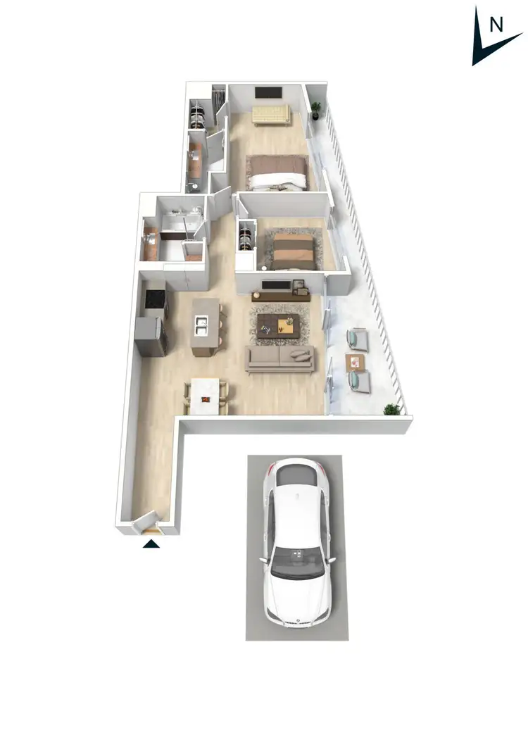 Floorplan of Homely apartment listing, 108/12 Waterview Walk, Docklands VIC 3008