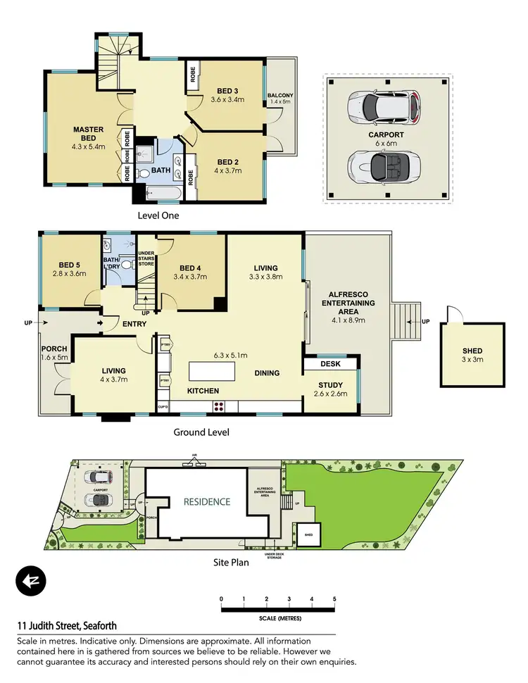 Floorplan of Homely house listing, 11 Judith Street, Seaforth NSW 2092
