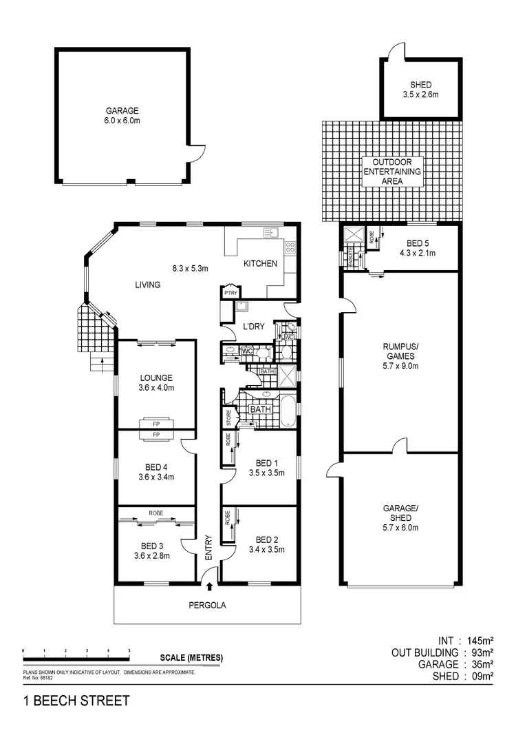 Floorplan of Homely house listing, 1 Beech Street, Golden Square VIC 3555