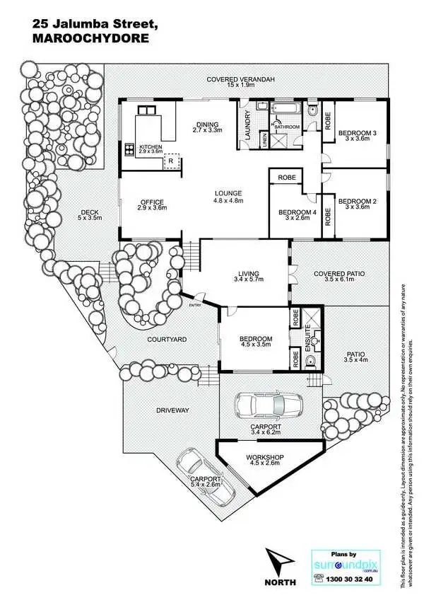 Floorplan of Homely house listing, 25 Jalumba Street, Maroochydore QLD 4558