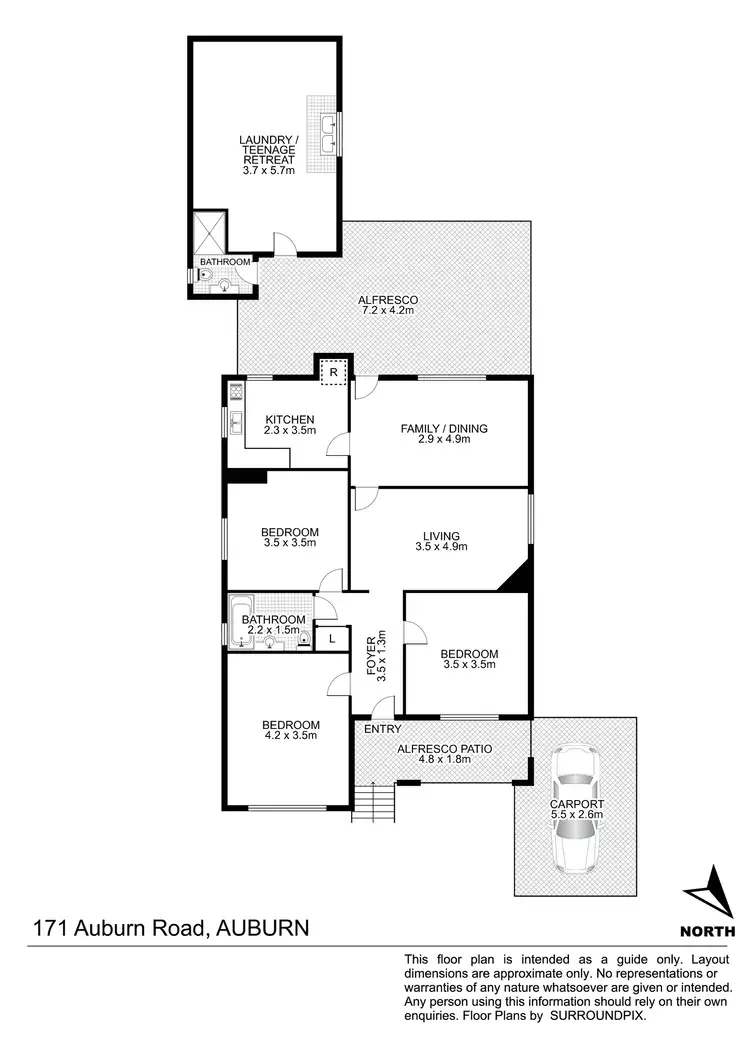 Floorplan of Homely house listing, 171 Auburn Road, Auburn NSW 2144