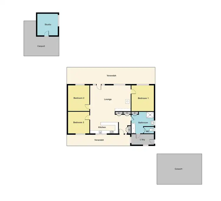 Floorplan of Homely house listing, 304 Smalls Road Bowenvale, Maryborough VIC 3465