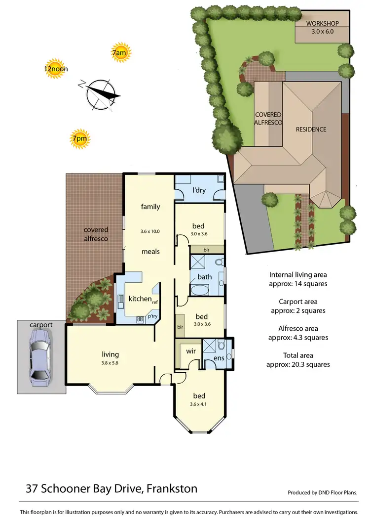 Floorplan of Homely house listing, 37 Schooner Bay Drive, Frankston VIC 3199