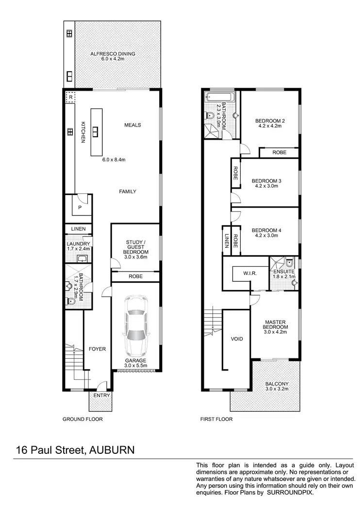 Floorplan of Homely house listing, 16 Paul Street, Auburn NSW 2144