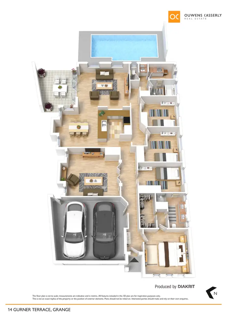Floorplan of Homely house listing, 14 Gurner Terrace, Grange SA 5022