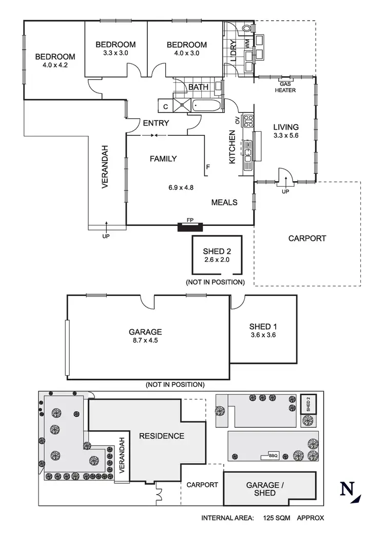 Floorplan of Homely house listing, 5 Percy Street, Fawkner VIC 3060
