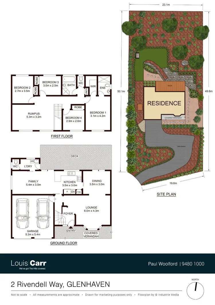 Floorplan of Homely house listing, 2 Rivendell Way, Glenhaven NSW 2156