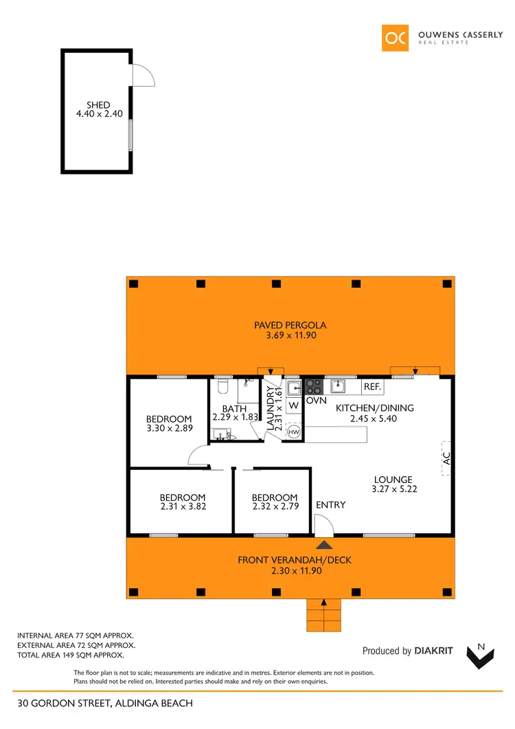 Floorplan of Homely house listing, 30 Gordon Street, Aldinga Beach SA 5173