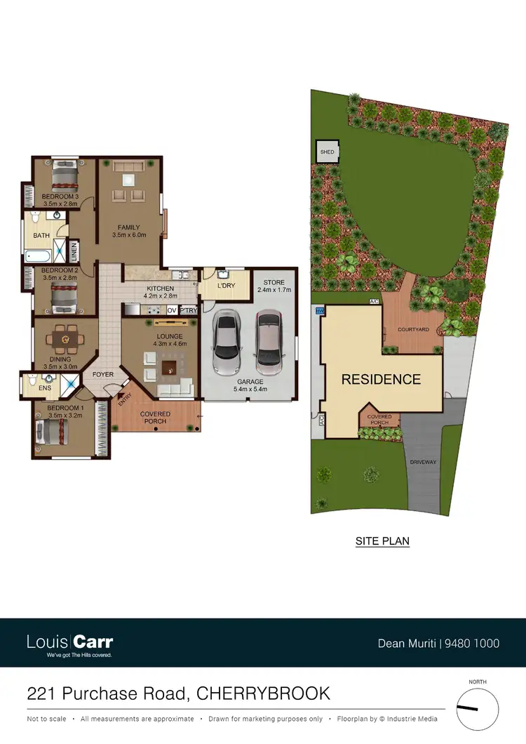 Floorplan of Homely house listing, 221 Purchase Road, Cherrybrook NSW 2126