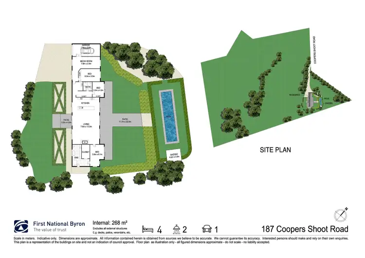 Floorplan of Homely house listing, 187 Coopers Shoot Road, Coopers Shoot NSW 2479