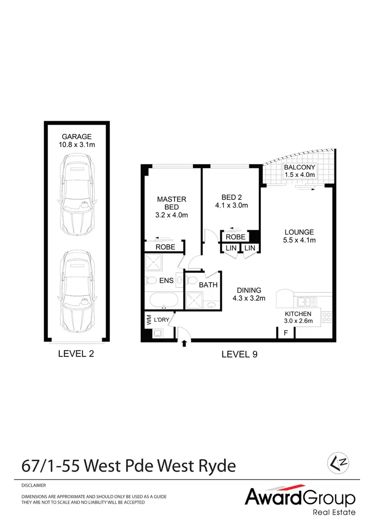 Floorplan of Homely unit listing, 67/1-55 West Parade, West Ryde NSW 2114