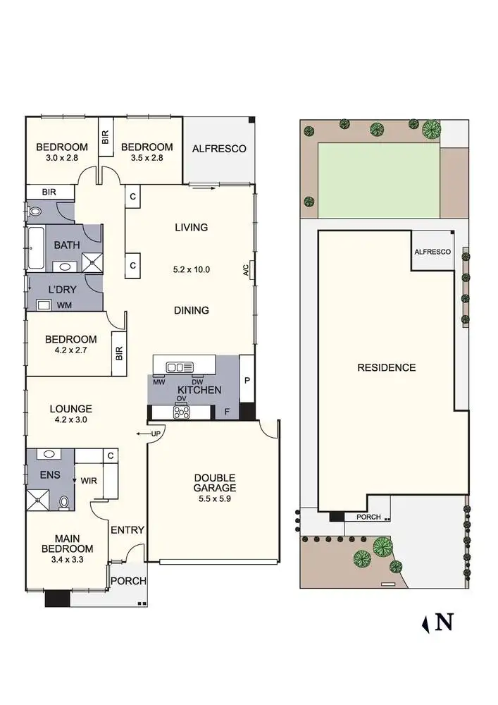 Floorplan of Homely house listing, 43 Nectar Road, Botanic Ridge VIC 3977