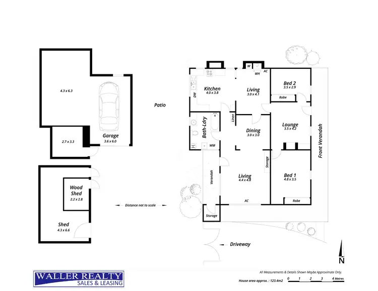 Floorplan of Homely house listing, 1 Harker Street, Maldon VIC 3463