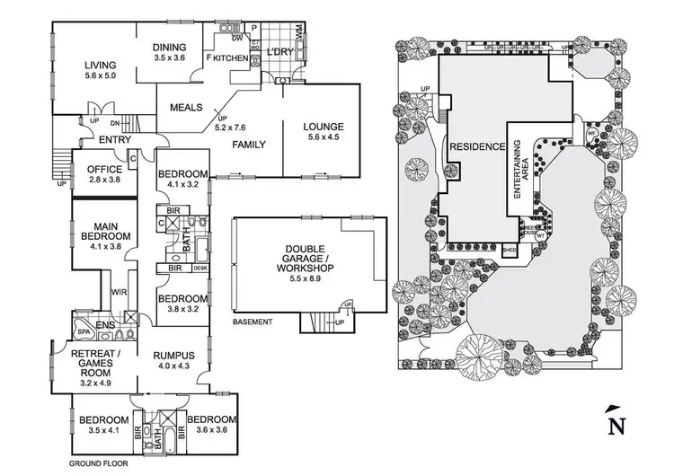 Floorplan of Homely house listing, 6-8 Darnley Drive, Templestowe VIC 3106