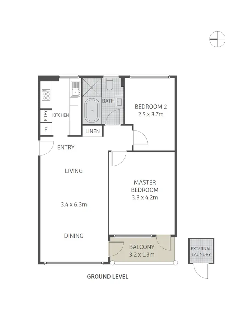 Floorplan of Homely apartment listing, 2/4-6 Tintern Road, Ashfield NSW 2131