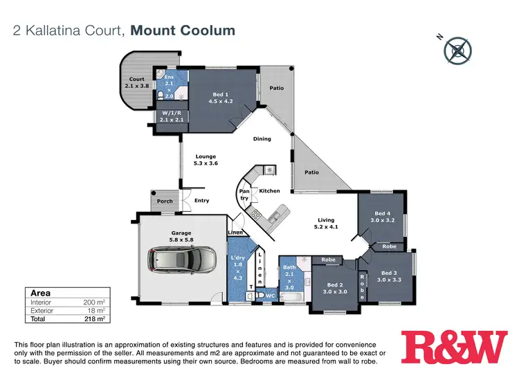 Floorplan of Homely house listing, 2 Kallatina Court, Mount Coolum QLD 4573