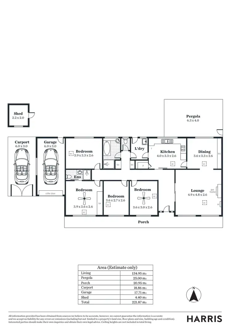 Floorplan of Homely house listing, 2 Brentwood Grove, Paradise SA 5075