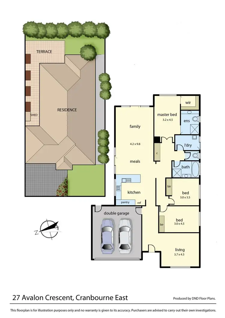 Floorplan of Homely house listing, 27 Avalon Crescent, Cranbourne East VIC 3977