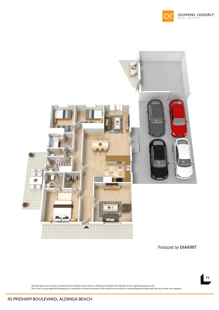 Floorplan of Homely house listing, 40 Pridham Boulevard, Aldinga Beach SA 5173