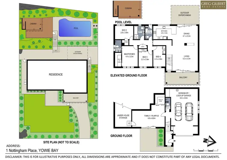 Floorplan of Homely house listing, 1 Nottingham Place, Yowie Bay NSW 2228