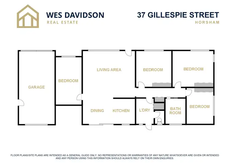 Floorplan of Homely house listing, 37 Gillespie Street, Horsham VIC 3400