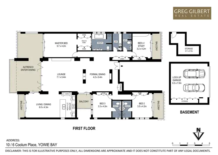 Floorplan of Homely apartment listing, 10/6 Coolum Place, Yowie Bay NSW 2228