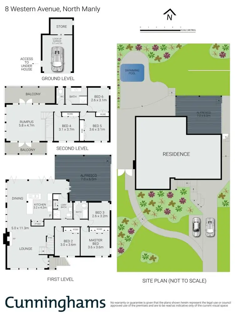 Floorplan of Homely house listing, 8 Western Avenue, North Manly NSW 2100