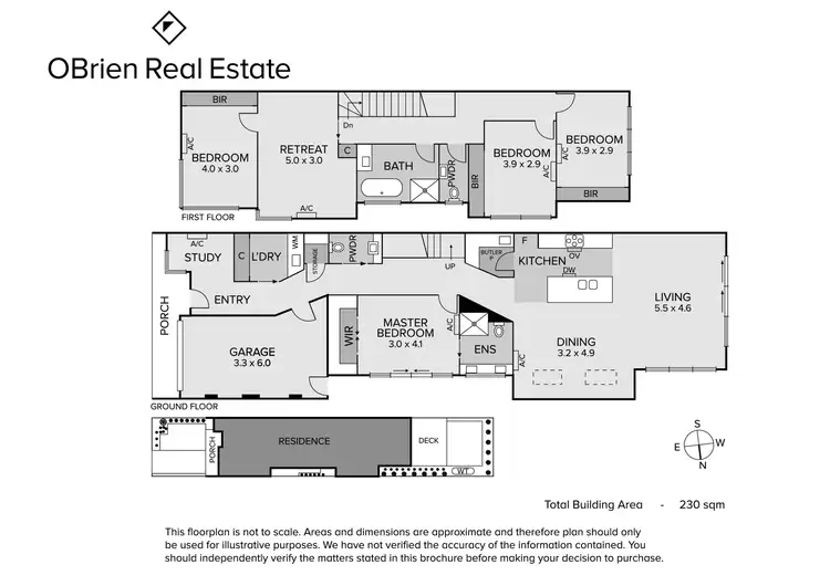 Floorplan of Homely townhouse listing, 135b Warren Road, Parkdale VIC 3195
