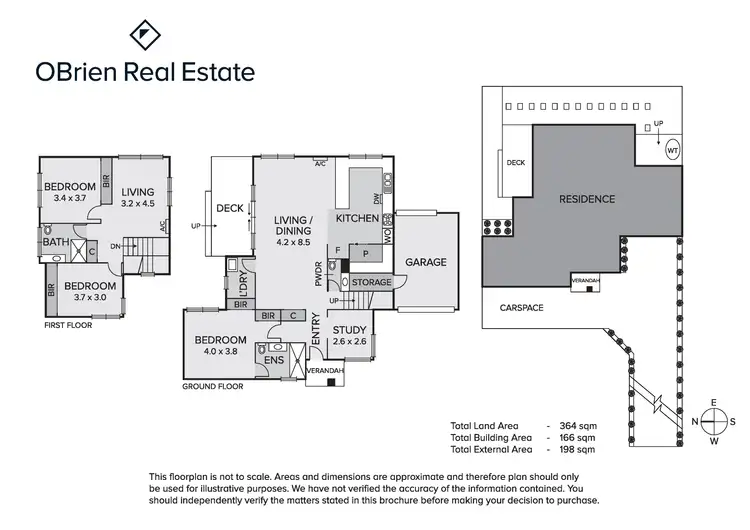 Floorplan of Homely townhouse listing, 16a Nicol Street, Highett VIC 3190