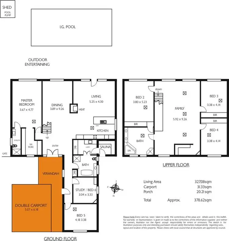 Floorplan of Homely house listing, 1 Rectory Walk, Springfield SA 5062
