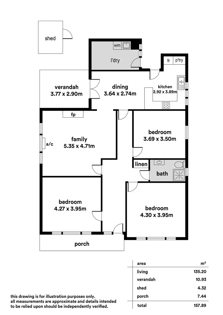 Floorplan of Homely house listing, 55 Aveland Avenue, Trinity Gardens SA 5068