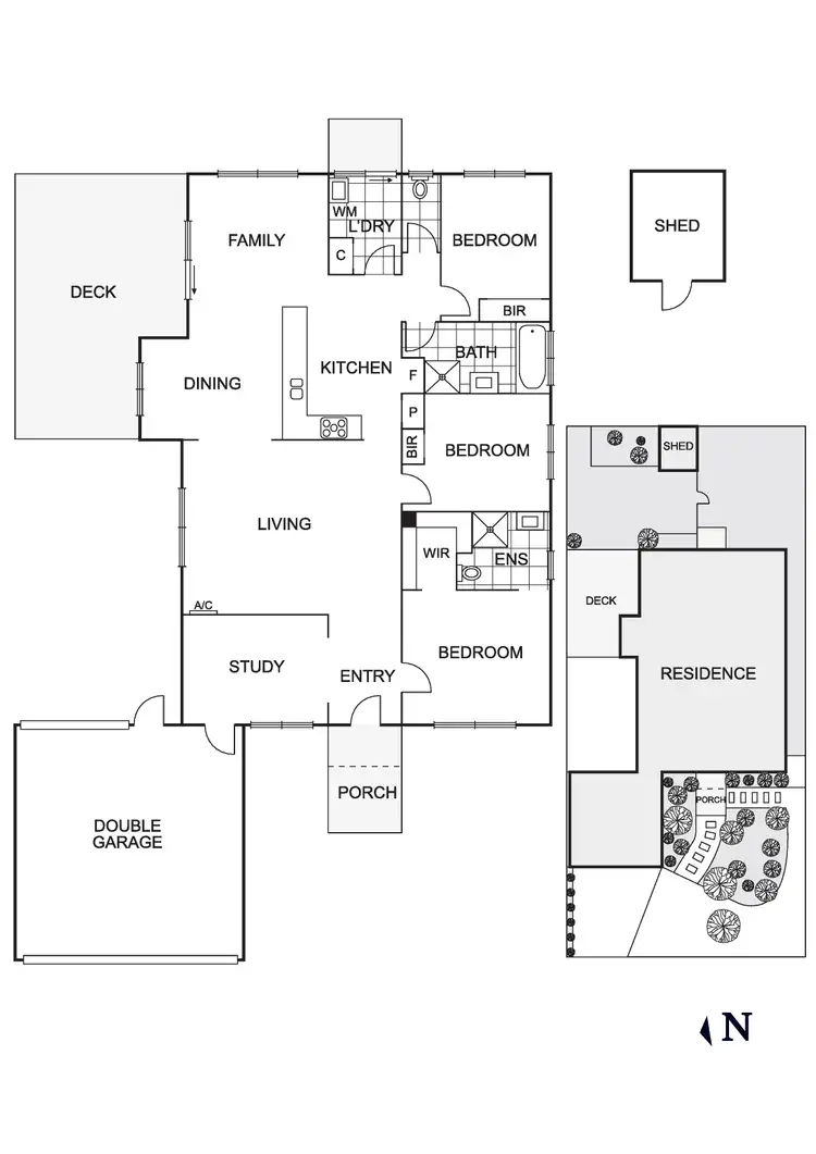 Floorplan of Homely house listing, 43 Aldridge Road, Wyndham Vale VIC 3024