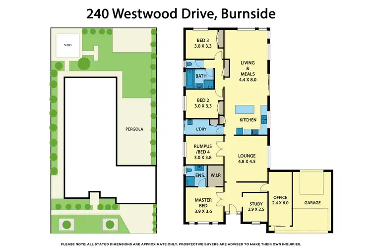 Floorplan of Homely house listing, 240 Westwood Drive, Burnside VIC 3023