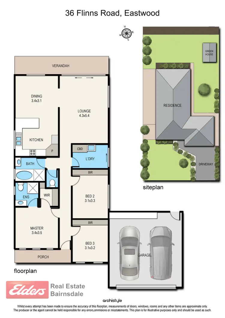 Floorplan of Homely house listing, 36 Flinns Road, Eastwood VIC 3875
