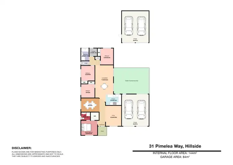 Floorplan of Homely house listing, 31 Pimelea Way, Hillside VIC 3037