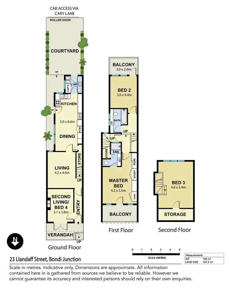Floorplan of Homely house listing, 23 Llandaff Street, Bondi Junction NSW 2022