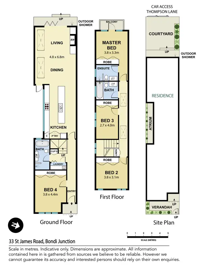 Floorplan of Homely house listing, 33 St James Road, Bondi Junction NSW 2022